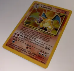 1999 Pokemon Base Charizard 4/102 Holo Rare WOTC Vintage LP Binder Card - Image 5