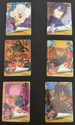 Sage Mode Demon UR Lot of 6 | Little Dino Naruto Trading Card | Holo Foil Art - Image 1
