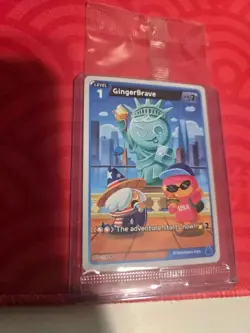 Gingerbrave P-076 Cookie Run Braverse TCG Exclusive Promo Card Sealed - Image 1
