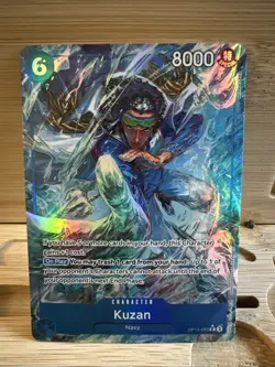 Kuzan OP12-043 Alt Art One Piece Card Game Legacy of the Master, NM/M Condition - Image 1