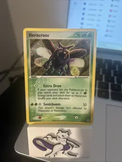 Pokemon TCG Heracross EX Hidden Legends #7/101 Holo Rare Card - MP - Image 2