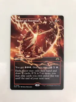 Wheel of Potential Extended Borderless MTG Magic the Gathering Card NM Mint MH3 - Image 1