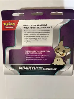 2023 Pokemon TCG Mimikyu EX Showcase Box w/1 Promo+3 Boosters Sealed NIB - Image 2