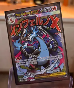 Mega Charizard X EX 023 Me: Mega Evolution Promo Holo Pokemon TCG Card - Image 1