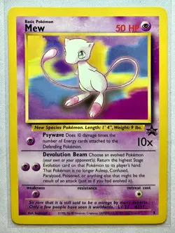 Mew Black Star Promo 8 Non-Holo Rare Vintage *NM* Raw - Pokemon Card TCG - Image 1