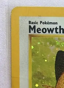 Meowth Black Star Promo 10 Holo Rare Vintage Raw - Pokemon Card TCG - Image 3