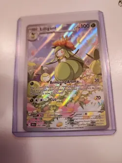 LILLIGANT 2025 POKEMON BLK ENGLISH 092/086 ILLUSTRATION RARE - Image 1