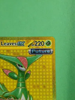 Pokemon Scarlet & Violet Temporal Forces Iron Leaves ex 213/162 Gold Secret Rare - Image 3