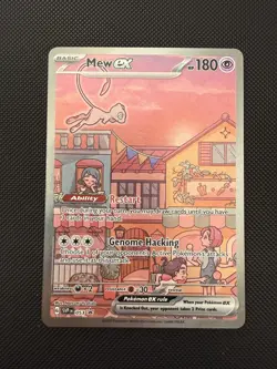 Pokemon TCG Sealed Mew EX 053 Holo Black Star Promo Scarlet & Violet 151 - Image 1