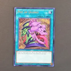 Yugioh TCG - Pot of Desires - CT14-EN004 - NM - Limited Edition, Holo Spell Card - Image 2