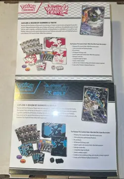 Pokemon Black Bolt and White Flare Elite Trainer Box ETB Set of 2 FACTORY SEALED - Image 2