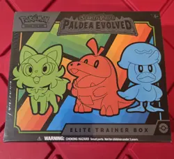 Pokemon TCG Scarlet & Violet - Paldea Evolved Elite Trainer Box - SEALED 820650853661 - Image 1
