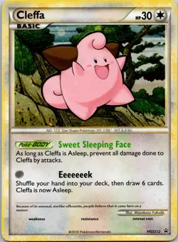 Cleffa HGSS12 Promo HGSS Black Star Promos Pokemon NM - Image 1