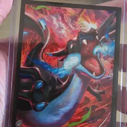 Pokemon Mega Charizard X EX 023 Me: Mega Evolution Promo Holo 360HP Saboteri - Image 2