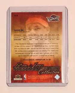 Lebron James Rookie 2003 Upper Deck 03-04 RC SP Los Angeles Lakers Basketball 29 - Image 2