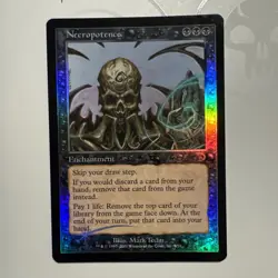 NECROPOTENCE MTG Deckmasters Box Set 2001 FOIL RARE Magic Card 7/50 CGC 8 NM/M - Image 3