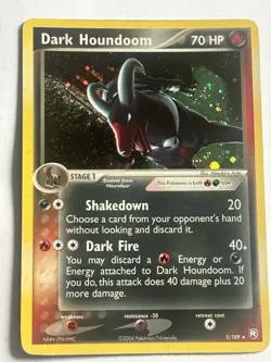 Dark Houndoom 5/109 Team Rocket Returns Holo Rare Lightly Played Pokemon Card - Image 4