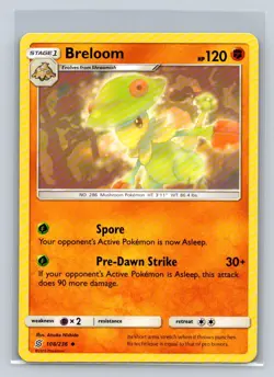 Breloom #108/236 SM - Unified Minds Uncommon - Pokemon Cards D67 - Image 1