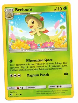 Pokemon Card: Breloom 5/73 Shining Legends Set! EX - Image 1