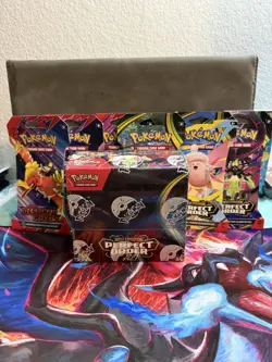Pokemon Center Perfect Order Booster Display Box, Promo Card + 6 Sleeved Packs - Image 1