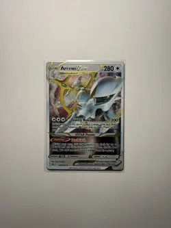 Arceus VSTAR (Metal Card) 123/172 Sword & Shield Promo NM Pokemon 2022 - Image 1