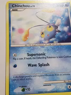 Chinchou 87/146 VLP / NM - Legends Awakened Pokemon Card - Atsuko Nishida Art - Image 2