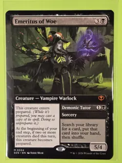 Magic: The Gathering - Emeritus of Woe (Mythic) Extended Art - Image 1