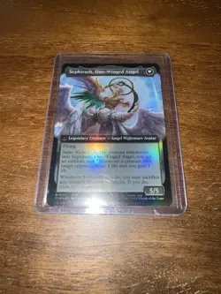 MTG Final Fantasy Sephiroth Fabled Soldier Extended Art Mythic Rare Foil G2U - Image 4