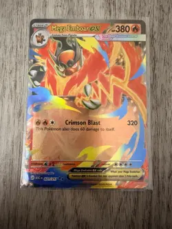 Pokemon EX set: Ascended Heroes Mega EX Feraligatr Emboar Meganium! - New - Image 2