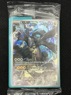 Pokemon TCG Mega Evolutions N's Zekrom 031 Black Star Promo Sealed - Image 1