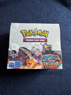 Pokemon TCG Scarlet & Violet - Obsidian Flames Booster Box In Acrylic Case - Image 2