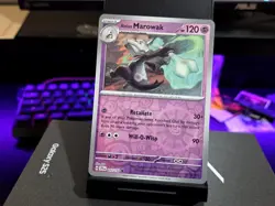 ALOLAN MAROWAK UNCOMMON REVERSE HOLO 057/159 JOURNEY TOGETHER POKEMON NM - Image 1