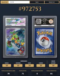 Pokemon First Partner Illustration Series 1 MEP 040 Turtwig Black Star Ace 10 - Image 3