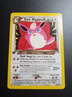 pokemon neo destiny 1st edition dark wigglytuff - Image 1