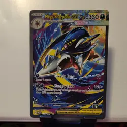 Pokemon Mega Sharpedo EX Me02: Phantasmal Flames 127/094 330 HP Holo 70 120+ - Image 1