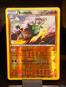 Pokemon TCG XY Furious Fists Reverse Holo #50 Breloom - Image 1