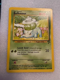 Bulbasaur 67/130 Pokemon Base Set 2 Common Regular - NM - Image 1