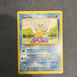 Squirtle 63/102 NM Base Set Unlimited Pokemon - Image 1