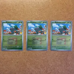 3x Bulbasaur pokemon day 2026 exclusive promo Pokemon TCG - Image 1