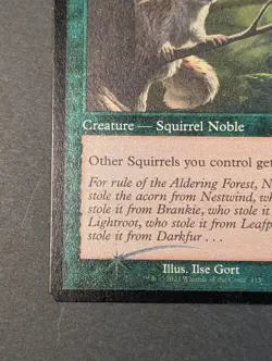 MTG - 1x Squirrel Sovereign - Modern Horizons 2 - NM - Etched Foil - Retro Frame - Image 3