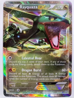 Rayquaza EX 85/124 Holo Rare EX Dragons Exalted - Image 1