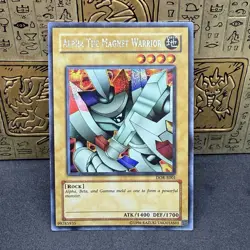 Yugioh Alpha the Magnet Warrior DOR-E001 Prismatic Secret Rare MP - Image 1