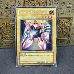 Yugioh Gamma The Magnet Warrior DOR-E003 Prismatic Secret Rare MP - Image 1