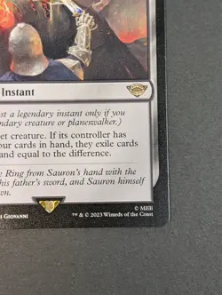 MTG - 1x Isildur's Fateful Strike - LOTR Tales of Middle Earth - NM - Pack Fresh - Image 4