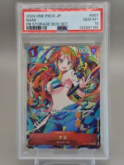 One Piece 2024 Nami PB Storage Box Set JP PSA 10 - Image 1