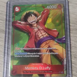 Bandai Monkey.D.Luffy ST21-014 Starter Deck EX: Gear 5 Rush Super Rare Foil 6000 - Image 1
