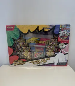 Pokemon Ascended Heroes Premium Poster Collection Mega Lucario EX New Sealed - Image 1