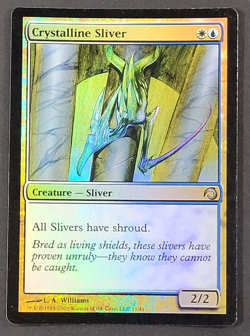 MTG - 1x Crystalline Sliver - Premium Deck Series Slivers - LP Foil - Magic #11 - Image 1