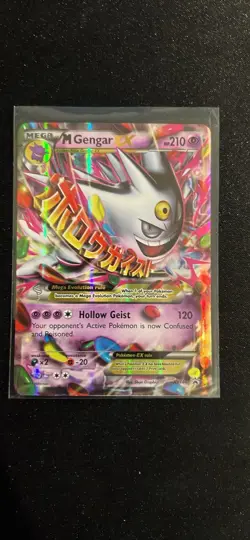 Mega Gengar EX XY166/​​ XY: Black Star Promo Holofoil Pokemon Card - Image 1
