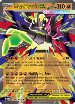 Mega Zygarde 047/088 Perfect Order Pokemon Card - Image 1